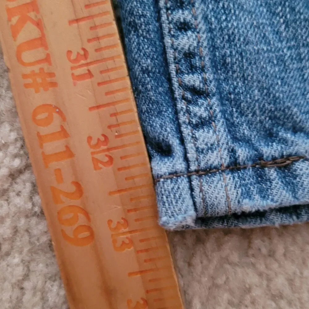 Levi's 559 Jeans Mens 36X33 (Tag 36X34) Blue Relaxed Straight Red Tab Jeans